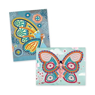 Csillogó pillangók kreatív készlet gyerekeknek - Djeco