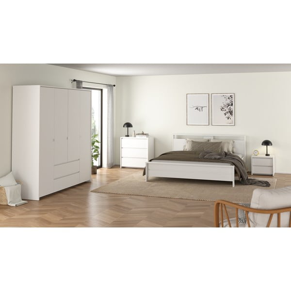 Fehér éjjeliszekrény Next – Tvilum-image-2