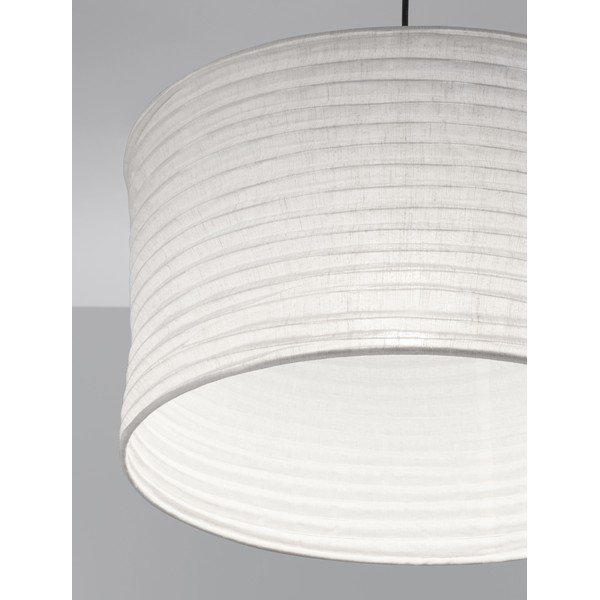 Fehér len függőlámpa ø 50 cm Linnet – Nova Luce-image-4