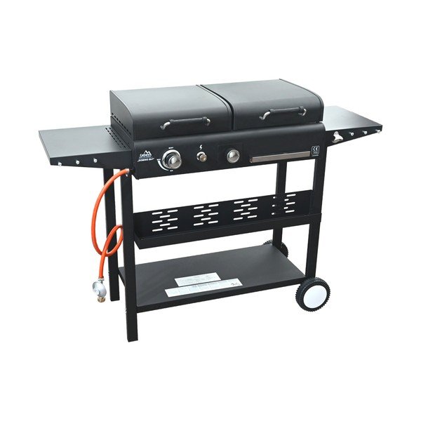Gáz-faszenes grillsütő Domino 2in1 – Cattara