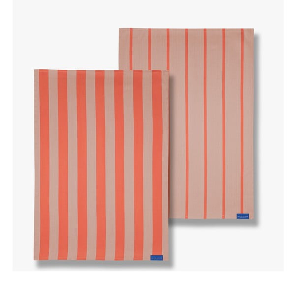 Pamut konyharuha szett 2 db-os 50x70 cm Stripes – Mette Ditmer Denmark