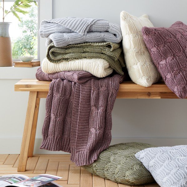 Párnahuzat 45x45 cm Chunky Marl Knit – Catherine Lansfield-image-4