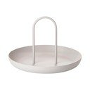Singles világosszürke fémtálca, ø 20 cm - Zone