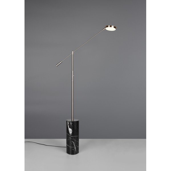 Fekete-ezüstszínű LED állólámpa (magasság 145 cm) Fiore – Trio Select-image-1