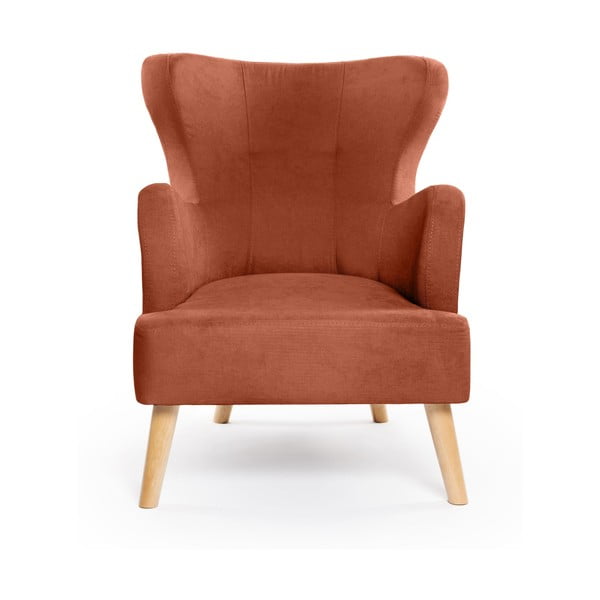 Téglavörös füles fotel Noemye – Bonami Selection-image-2