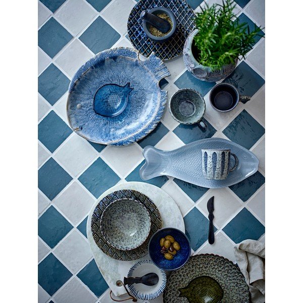 Szürke kőedény tányér készlet 4 db-os ø 26,5 cm Katrina – Bloomingville-image-3