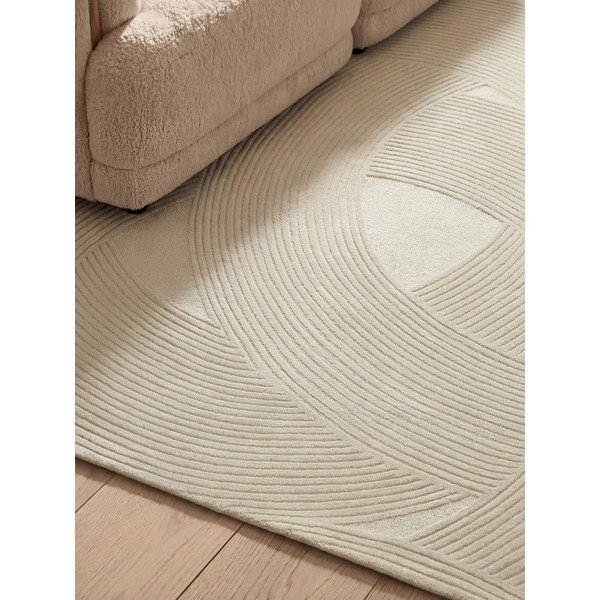 Krémszínű gyapjú szőnyeg 160x230 cm Kensington Victoria – Ted Baker-image-3
