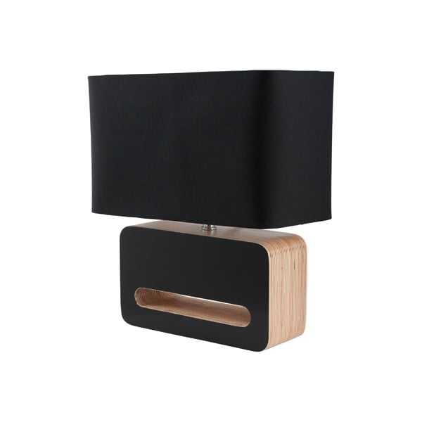 Wood fekete asztali lámpa - Zuiver