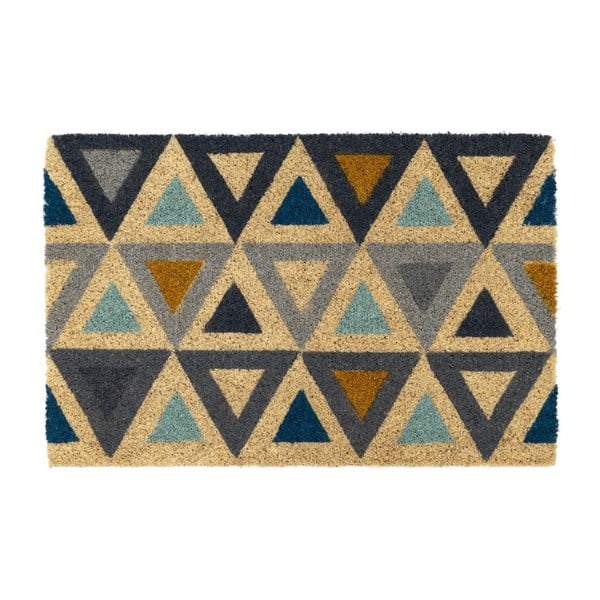 Kókuszrost lábtörlő 60x40 cm Zigzag – Casa Selección
