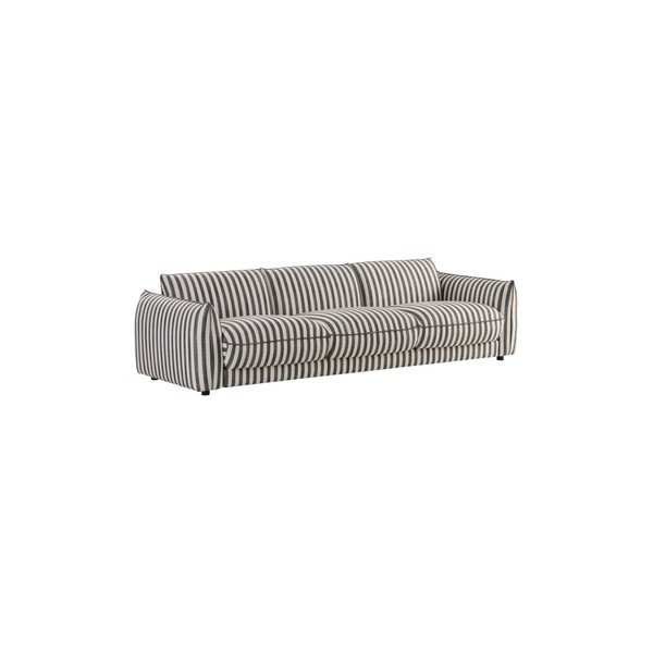Fekete-fehér kanapé 264 cm Molton – Jotex