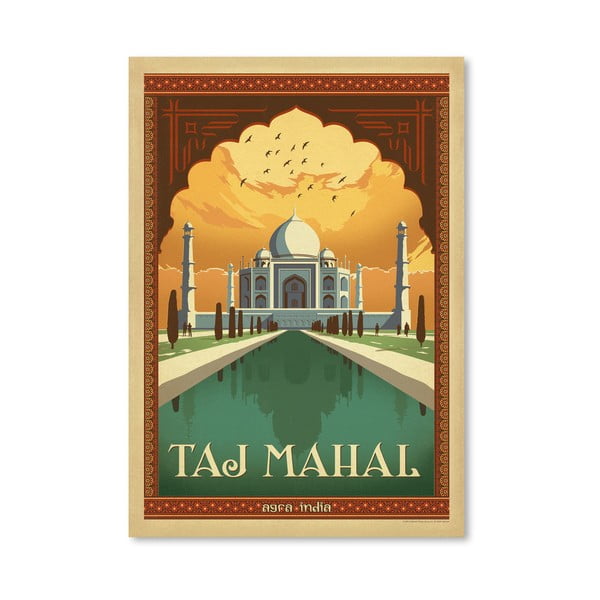 Taj Mahal poszter, 42 x 30 cm - Americanflat