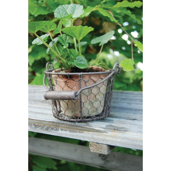 Terrakotta kézzel készített virágcserép ø 12 cm – Esschert Design-image-1