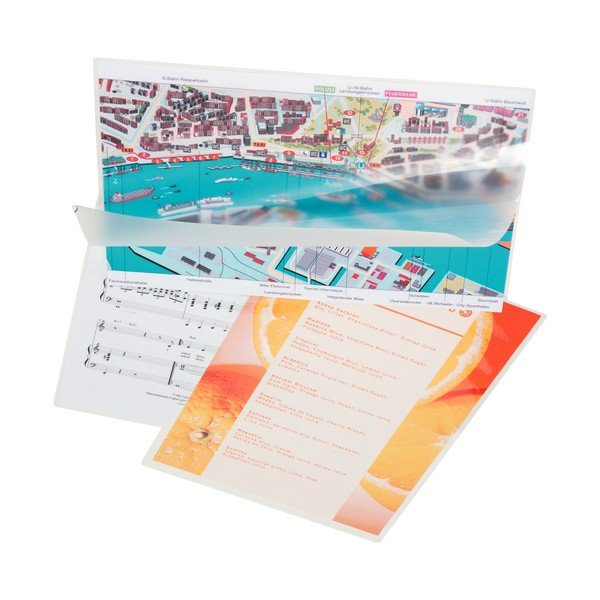 Home Office 100 db lamináló fólia, A4, 125 mikron - Leitz-image-1