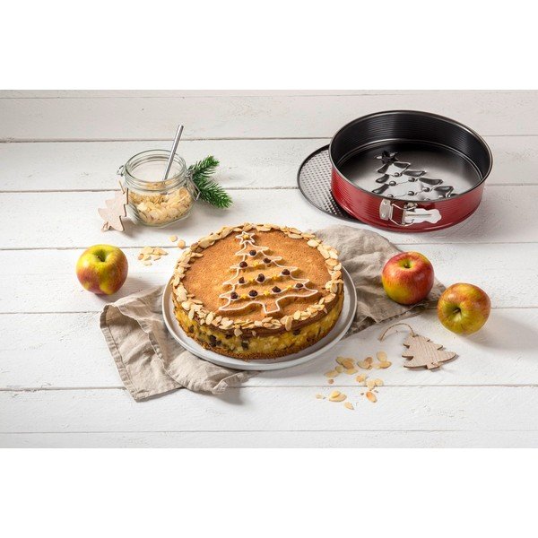 Sparkling Christmas piros acél tortaforma, ø 26 cm - Zenker-image-1