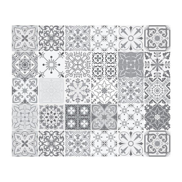 Tiles Stickers For Furniture Cineloto 30 db-os bútor matrica szett, 15 x 15 cm - Ambiance-image-2
