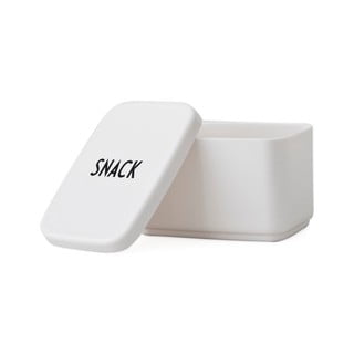Snack fehér snack doboz, 8,2 x 6,8 cm - Design Letters