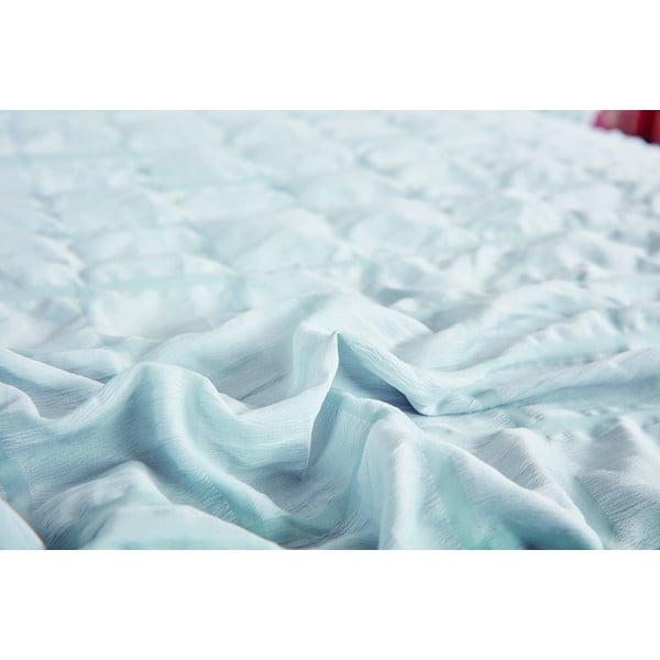Világosszürke egyszemélyes krepp ágyneműhuzat 140x200 cm Naomi – My House-image-3