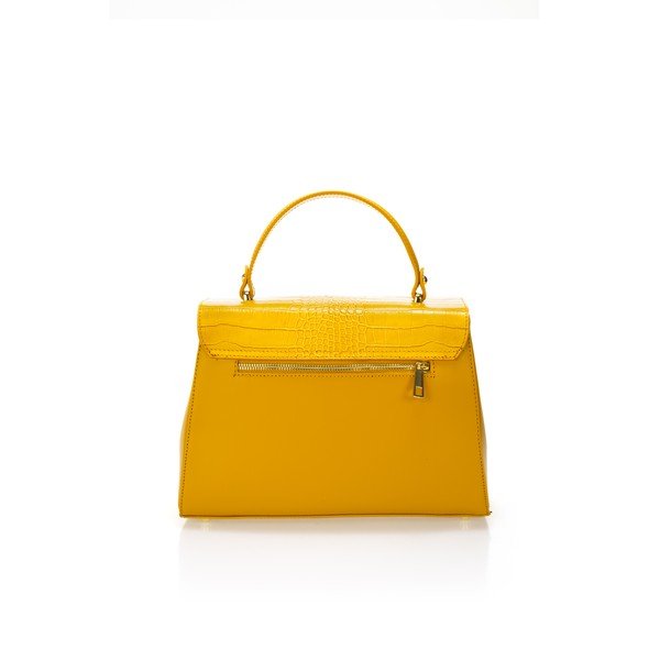 Maria sárga bőrtáska - Federica Bassi-image-2