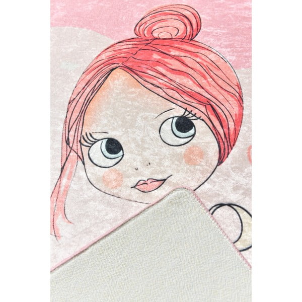 Pretty rózsaszín csúszásgátlós gyerekszőnyeg, 140 x 190 cm Conceptum Hypnose-image-2