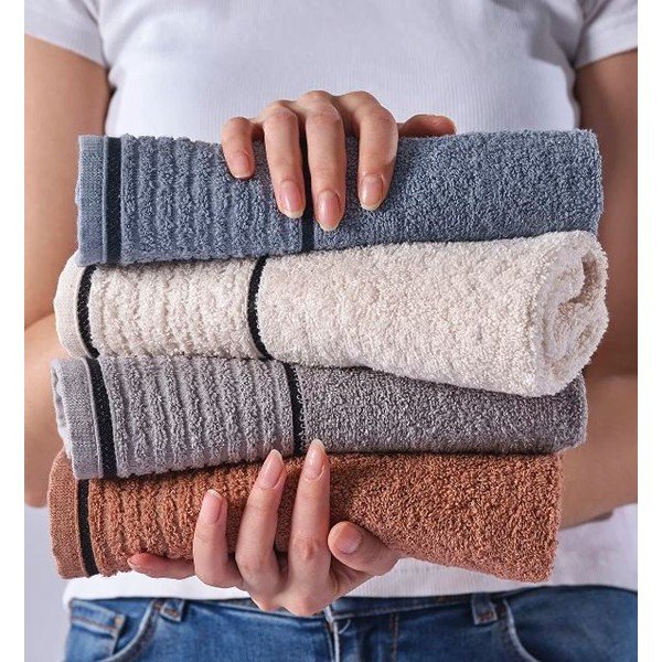 Pamut törölköző szett 4 db-os 40x70 cm – Mila Home-image-3