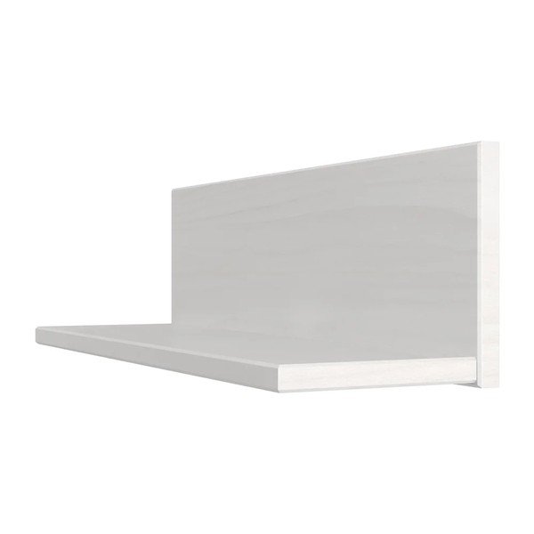 Fehér borovi fenyő fali polc 50 cm Teramo – Støraa-image-3
