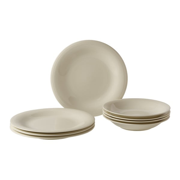 8 db-os fehér porcelán tányérkészlet - Like by Villeroy & Boch Group