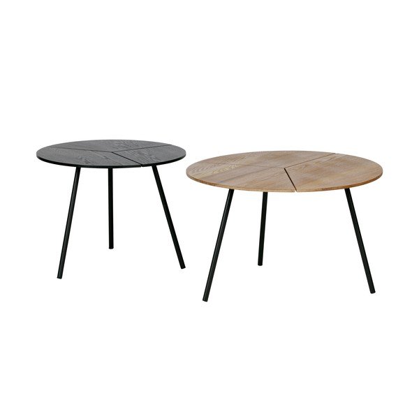 Rodi fekete dohányzóasztal, ⌀ 48 cm - WOOOD-image-3