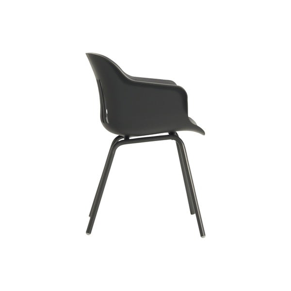 Sötétszürke műanyag kerti szék szett 2 db-os Jill Rondo – Hartman-image-3