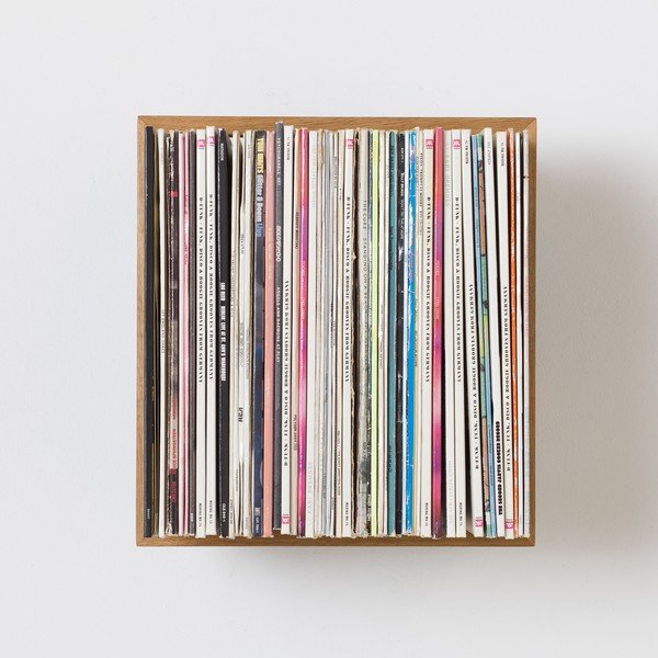 Platte hanglemez tartó tölgyfa polc, magasság 35 cm - das kleine b-image-1