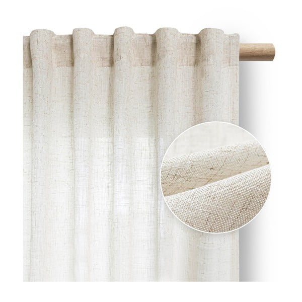 Elefántcsont színű függöny 140x250 cm Velari – Restilo