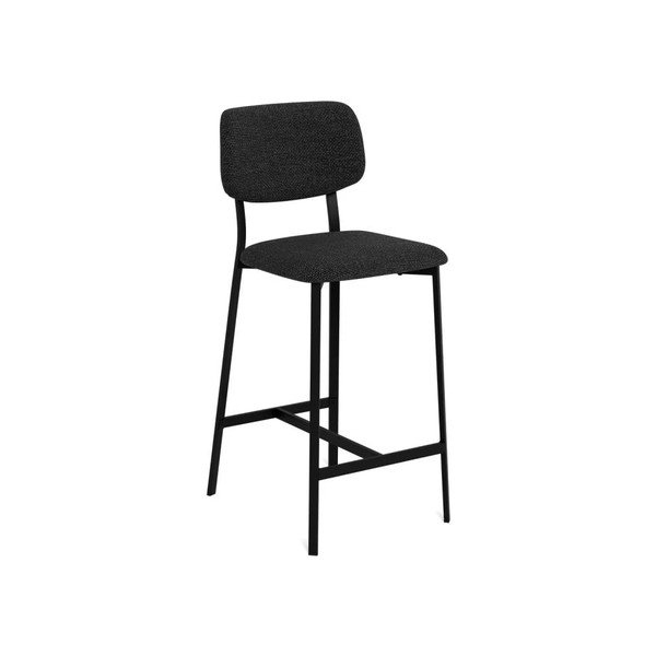 Sötétszürke kárpitozott bárszék szett 2 db-os (ülésmagasság 68,5 cm) Alison – Actona