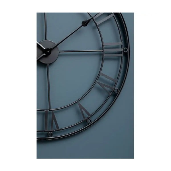 Matt fekete falióra, ø 59 cm - Premier Housewares-image-2