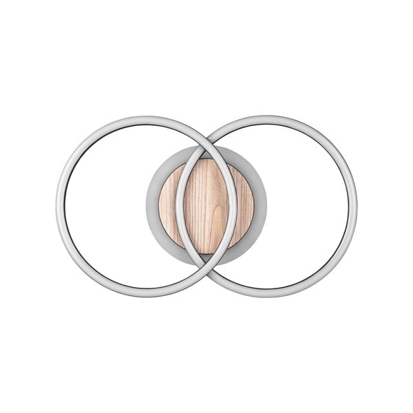 Fekete-barna LED szabályozható mennyezeti lámpa 28x46 cm Giro – Reality-image-4