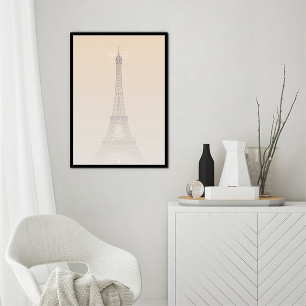 Kép 50x70 cm Paris Eiffel Tower – Malerifabrikken-image-1