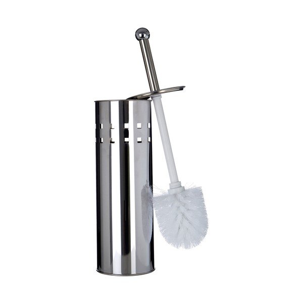Matt ezüstszínű rozsdamentes acél WC-kefe Indy – Premier Housewares-image-3