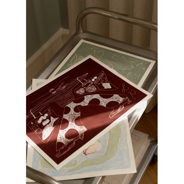 Poszter 70x50 cm Sam Shopping – Lucia Tuffley – The Poster Club-image-1