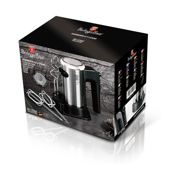 Kézi habverő Black Silver Collection - BerlingerHaus-image-2