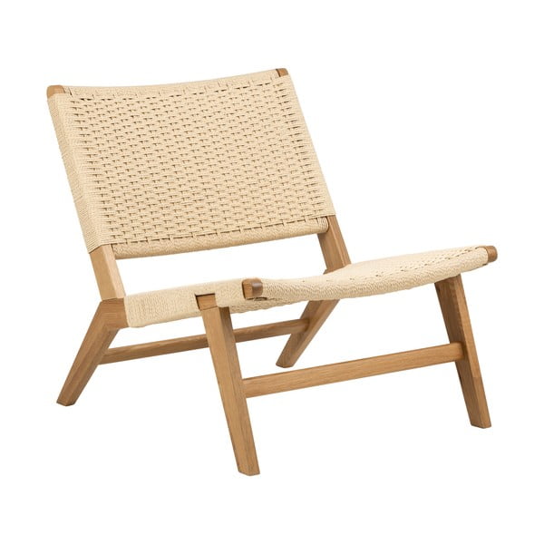 Natúr színű szövött fotel Carson – Actona