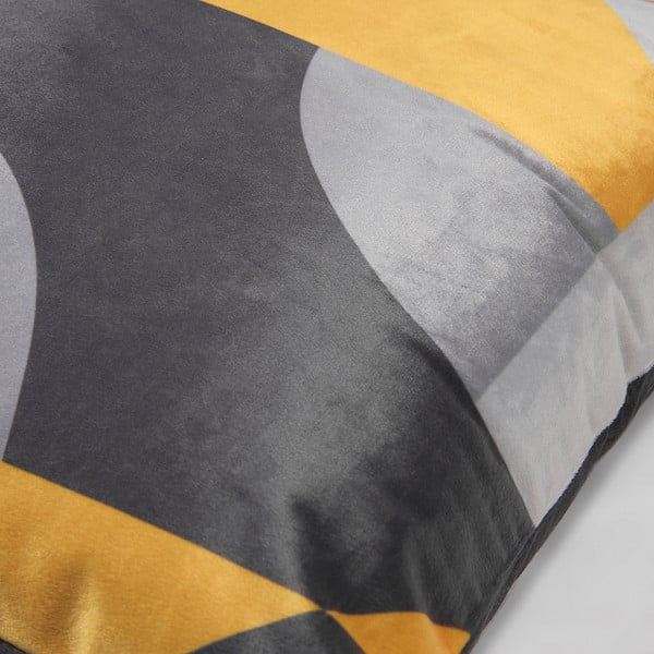 Rise szürke-citromsárga párnahuzat, 45 x 45 cm - La Forma-image-1