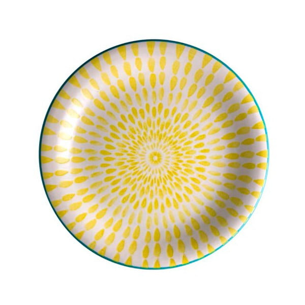 Ginger sárga tányér, ⌀ 19,5 cm - Brandani