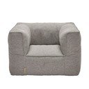 Szürkésbarna párnázott kerti fotel Grow – Blomus