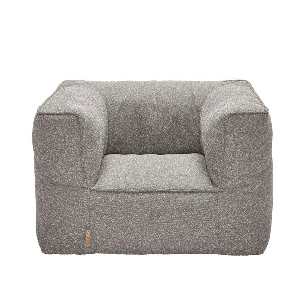 Szürkésbarna párnázott kerti fotel Grow – Blomus