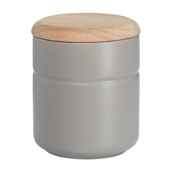 Tint szürke porcelán doboz fa fedéllel, 600 ml - Maxwell & Williams