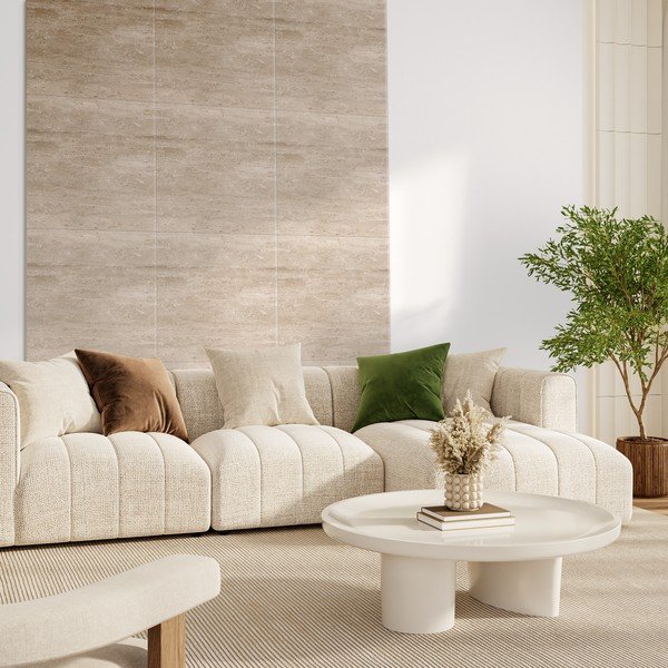 Textil akusztikus panel szett 2 db-os 60x60 cm Travertine II – Styler-image-1