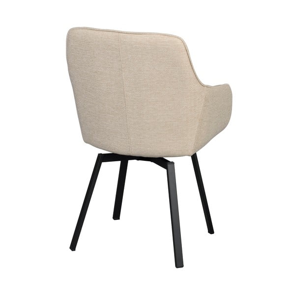 Bézs kárpitozott étkezőfotel szett 2 db-os Alison – Rowico-image-4