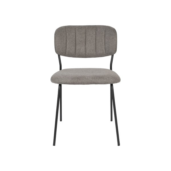 Szürke étkezőszék szett 2 db-os Jolien – White Label-image-2