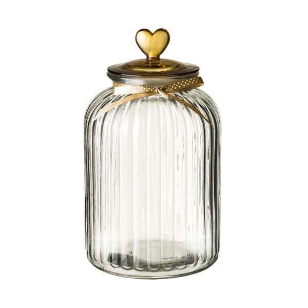 Heart üvegdoboz aranyszínű fedéllel, 5,4 l - Unimasa