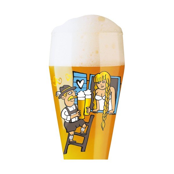 Martina Schlenke kristályüveg söröspohár 5 db alátéttel, 645 ml - Ritzenhoff-image-2