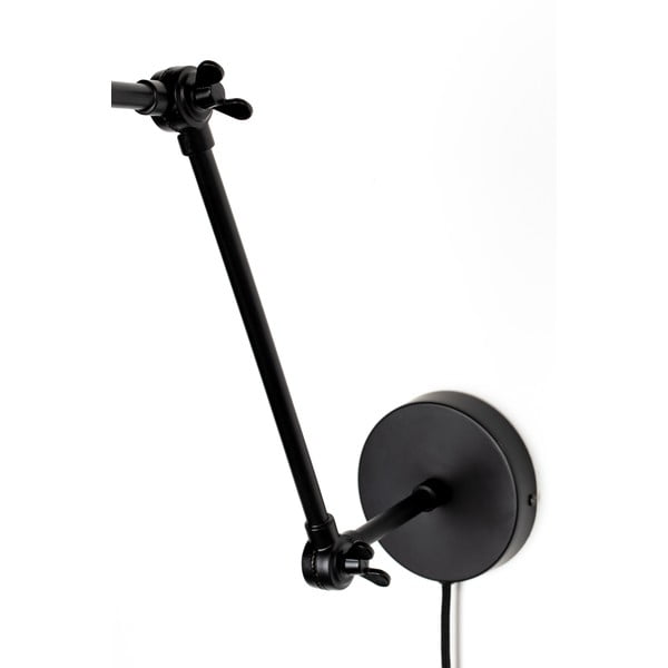 Fekete fali lámpa Xavi – White Label-image-4