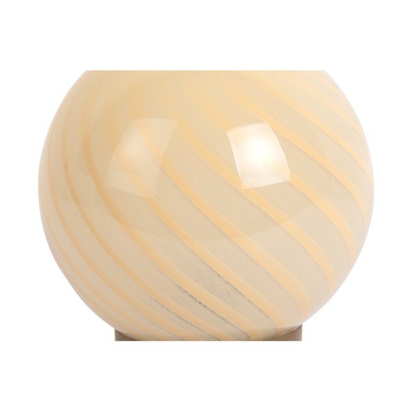 Világossárga asztali lámpa üveg búrával (magasság 17 cm) Summer Globe – Leitmotiv-image-1